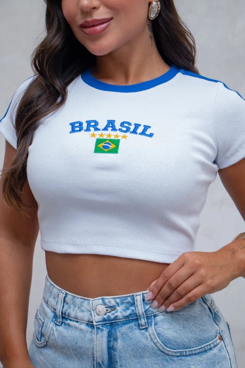 Cropped Traço Brasil