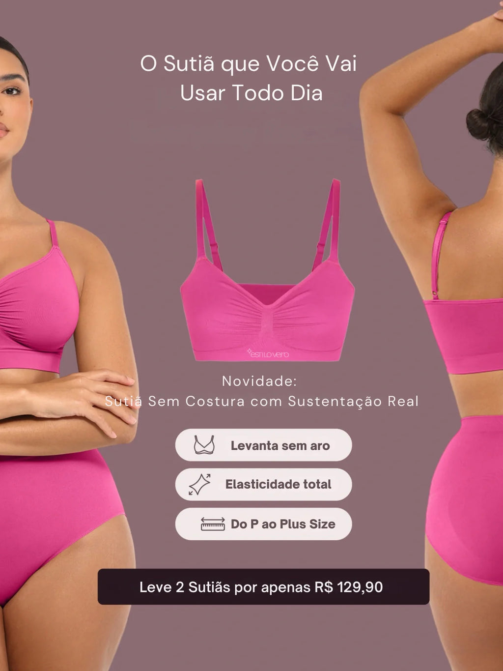 Sutiã PowerComfort | Compre 1 Leve 2