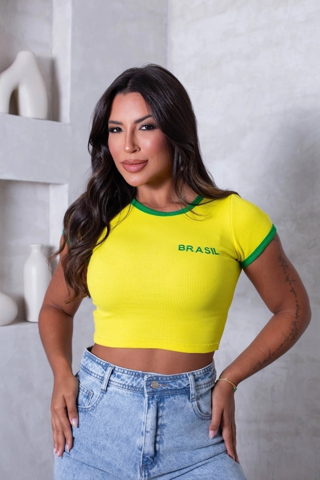 Cropped Aura Brasil