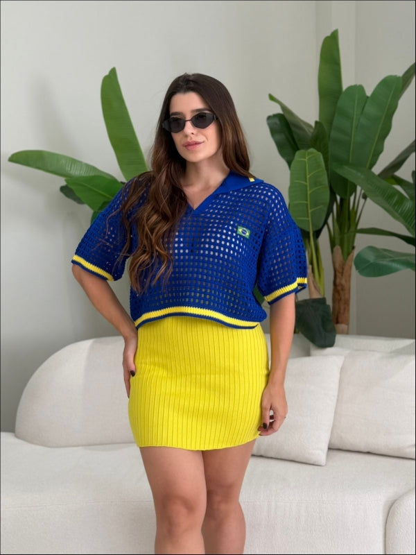 Cropped Polo Essenza Brasil