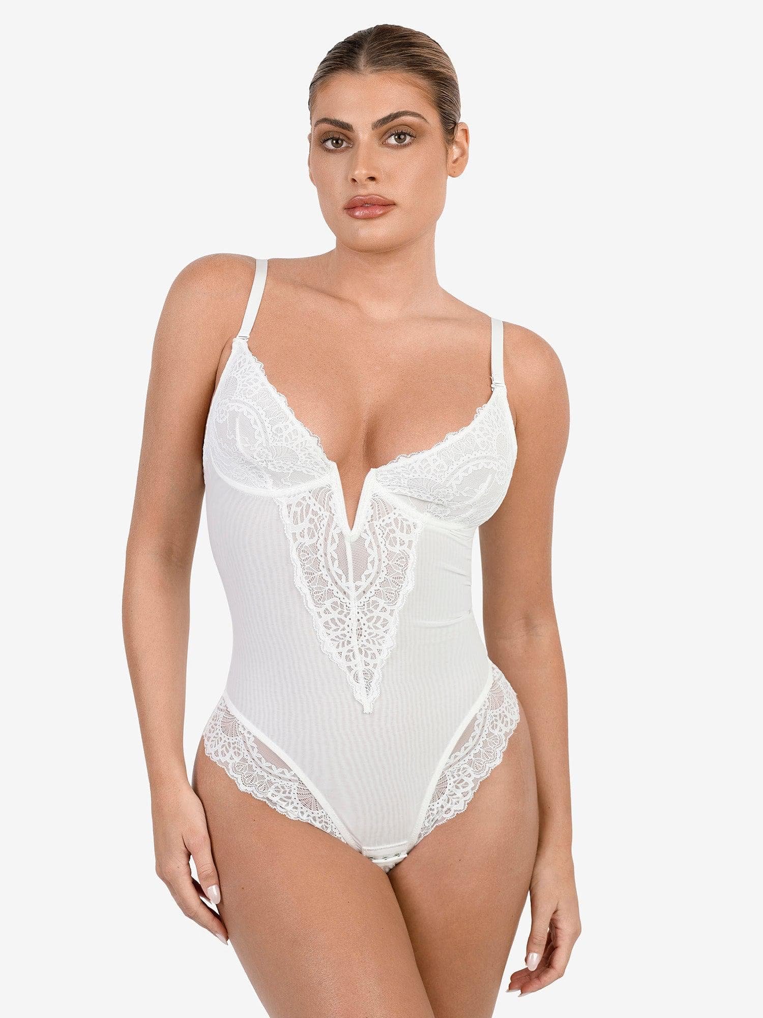 Body Modelador Renda V