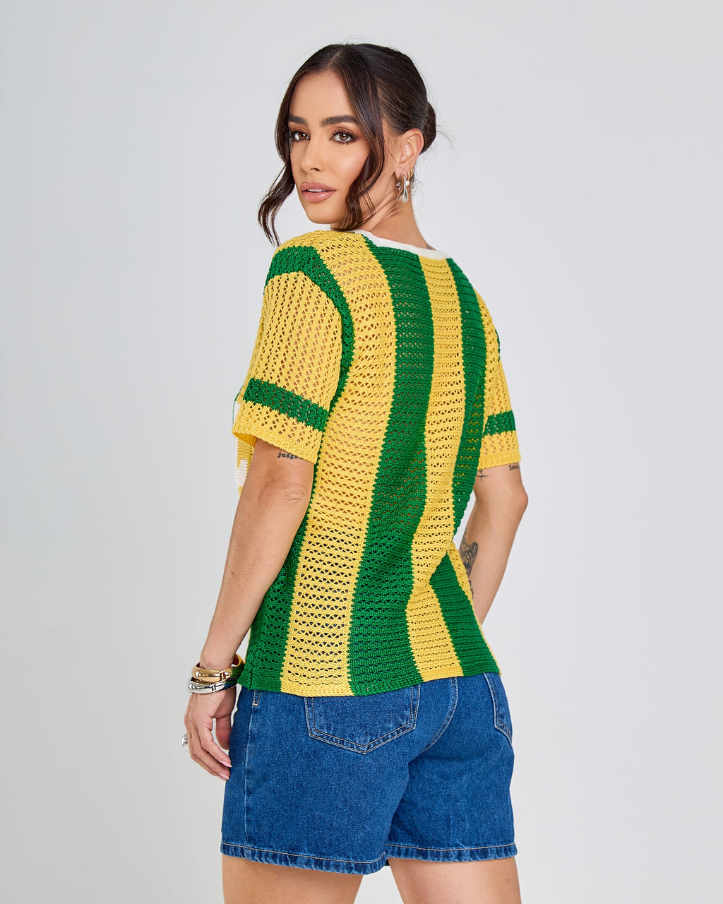 Blusa Tricot Brasil Style | 40% OFF + Brinde Exclusivo
