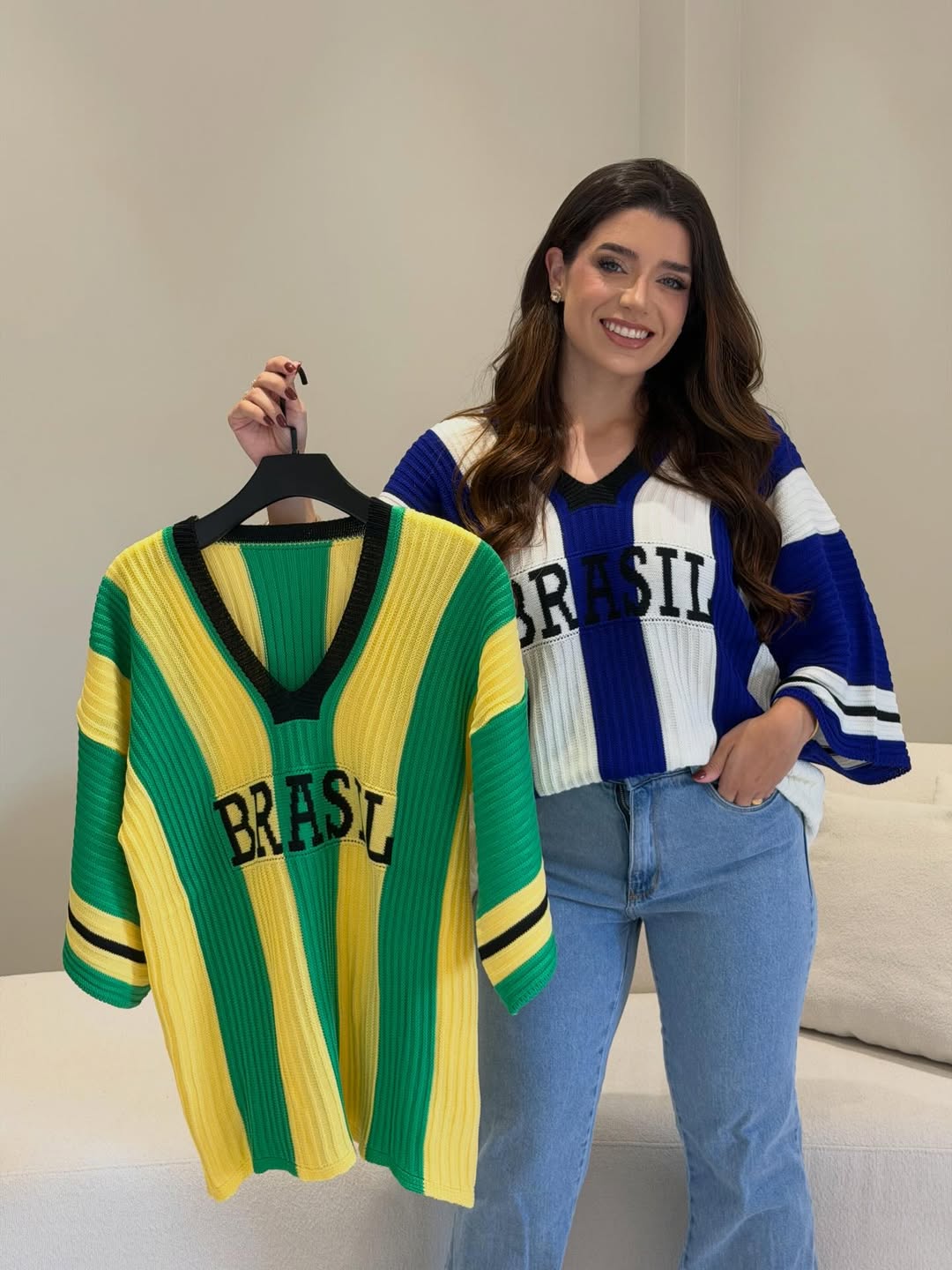 Blusa Tricot Brasil Street
