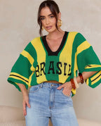 Blusa Tricot Brasil Street