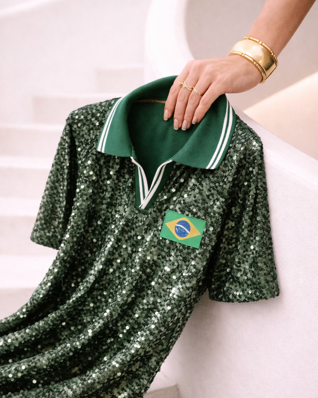 Blusa Brasil Glam Club | 40% OFF + Brinde Exclusivo