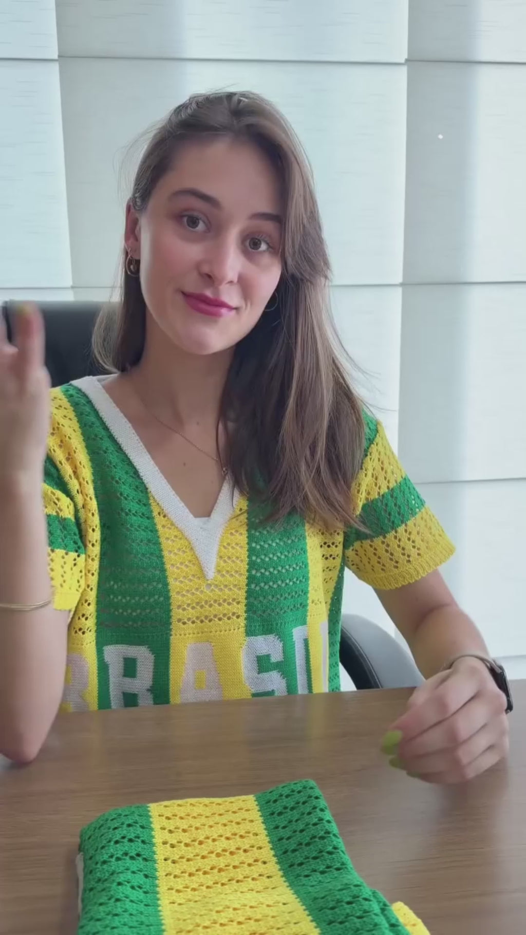 Blusa Tricot Brasil Style | 40% OFF + Brinde Exclusivo